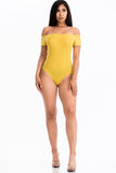 Off Shoulder/Two Way Wear Bodysuit