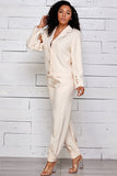 BLAZER JACKET WITH SLEEVE JOGGER SUIT PANTS SET